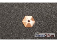 Чешуйки CR121 Шестигранка, 3 х 3 мм., медь, 100 шт.